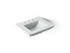 KOHLER K-29999-8 Memoirs Stately 25" pedestal/console table bathroom sink, ice grey