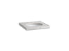 KOHLER K-3023 Kathryn 24" x 22" marble console tabletop with 8" widespread faucet holes and cut for K-2205-G/K-2210-G...