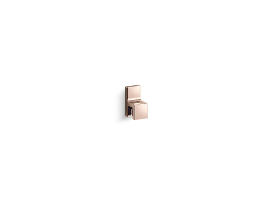 KOHLER K-30377 Draft Frame robe hook, vibrant rose gold