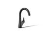 KOHLER K-30472 Rival Single-handle bar sink faucet, matte black