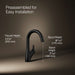 KOHLER K-30472 Rival Single-handle bar sink faucet, matte black - view 5