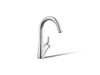 KOHLER K-30472 Rival Single-handle bar sink faucet, polished chrome