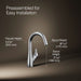 KOHLER K-30472 Rival Single-handle bar sink faucet, polished chrome - view 5