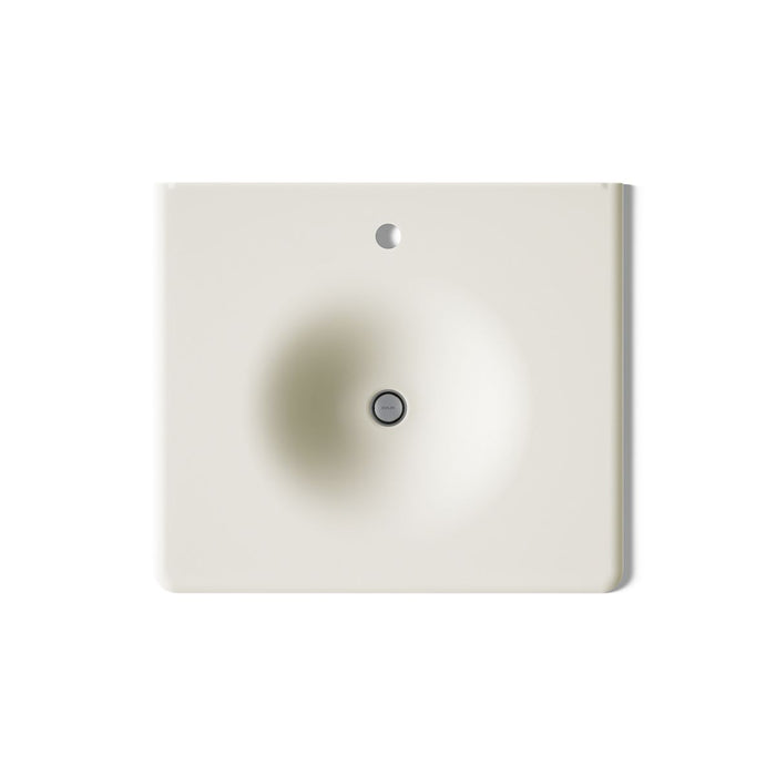 KOHLER K-3048-1 Iron/Impressions 25" Enameled Cast Iron Vanity Top with Integrated Round Sink