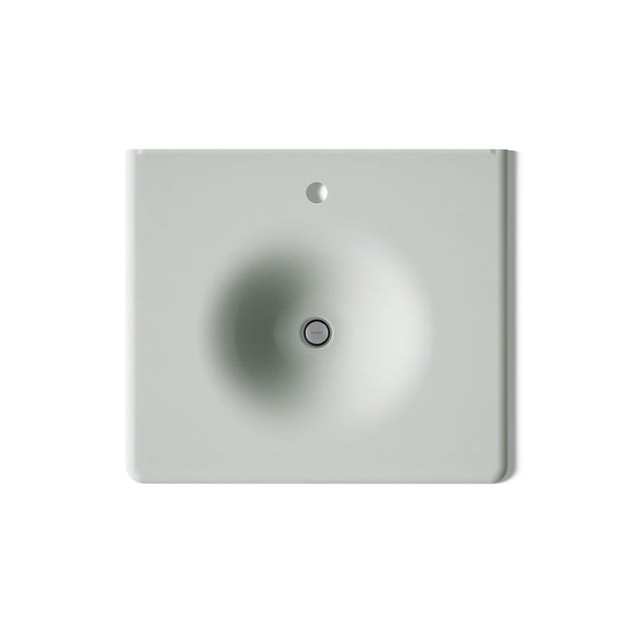 KOHLER K-3048-1 Iron/Impressions 25" Enameled Cast Iron Vanity Top with Integrated Round Sink