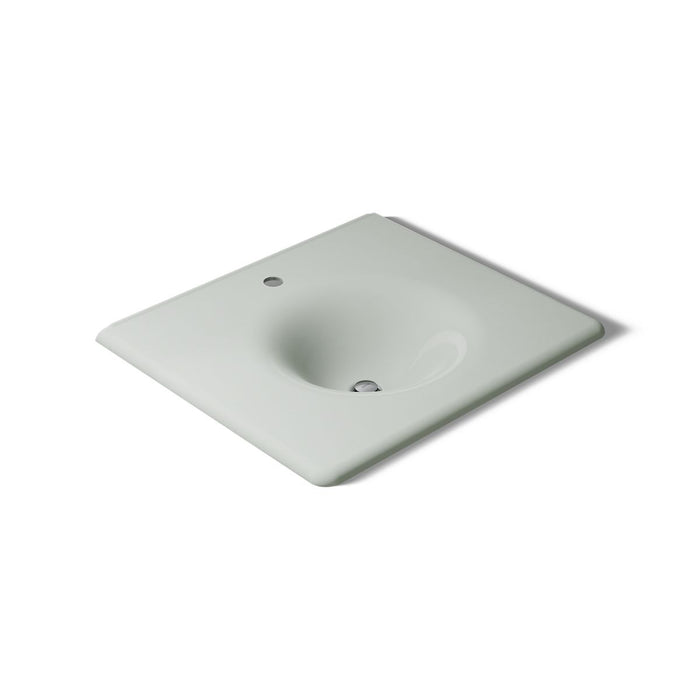 KOHLER K-3048-1 Iron/Impressions 25" Enameled Cast Iron Vanity Top with Integrated Round Sink