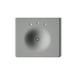 KOHLER K-3048-8 Iron/Impressions 25" Enameled Cast Iron Vanity Top with Integrated Round Sink, basalt - view 2