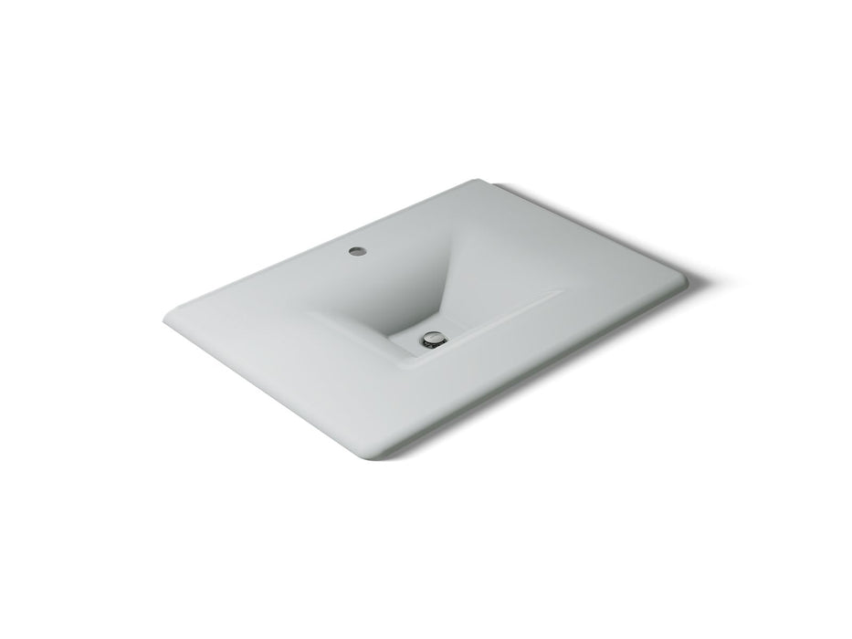 KOHLER K-3049-1 Iron/Impressions 31" Enameled Cast Iron Vanity Top with Integrated Rectangular Sink