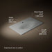 KOHLER K-3051-1 Iron/Impressions 37" Enameled Cast Iron Vanity Top with Integrated Oval Sink, basalt - view 4