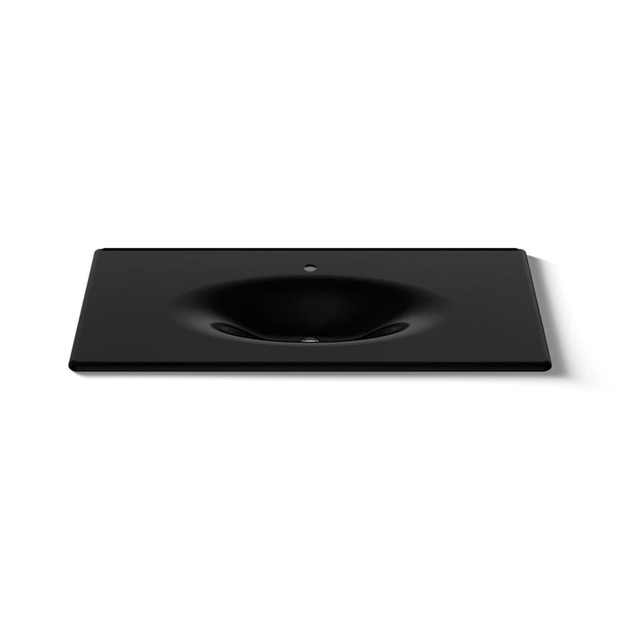 KOHLER K-3053-1 Iron/Impressions 49" Enameled Cast Iron Vanity Top with Integrated Oval Sink
