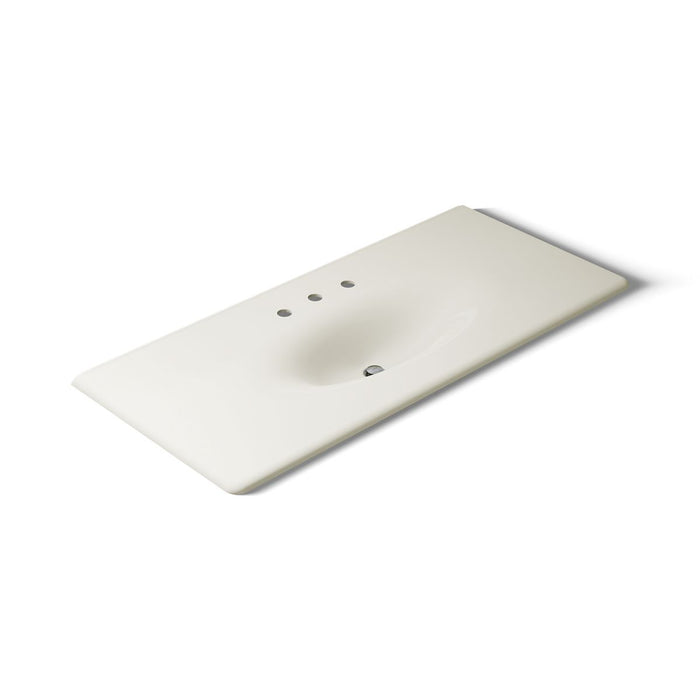 KOHLER Iron/Impressions 49" Enameled cast iron vanity top with integrated oval sink
