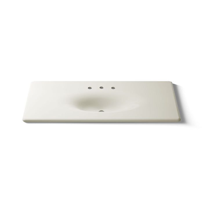 KOHLER Iron/Impressions 49" Enameled cast iron vanity top with integrated oval sink