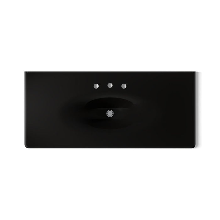 KOHLER Iron/Impressions 49" Enameled cast iron vanity top with integrated oval sink