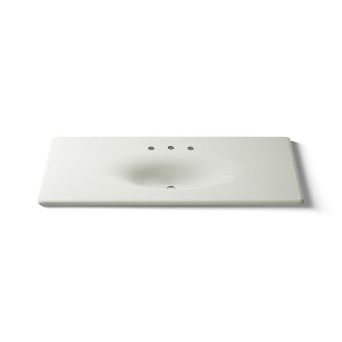 KOHLER Iron/Impressions 49" Enameled cast iron vanity top with integrated oval sink