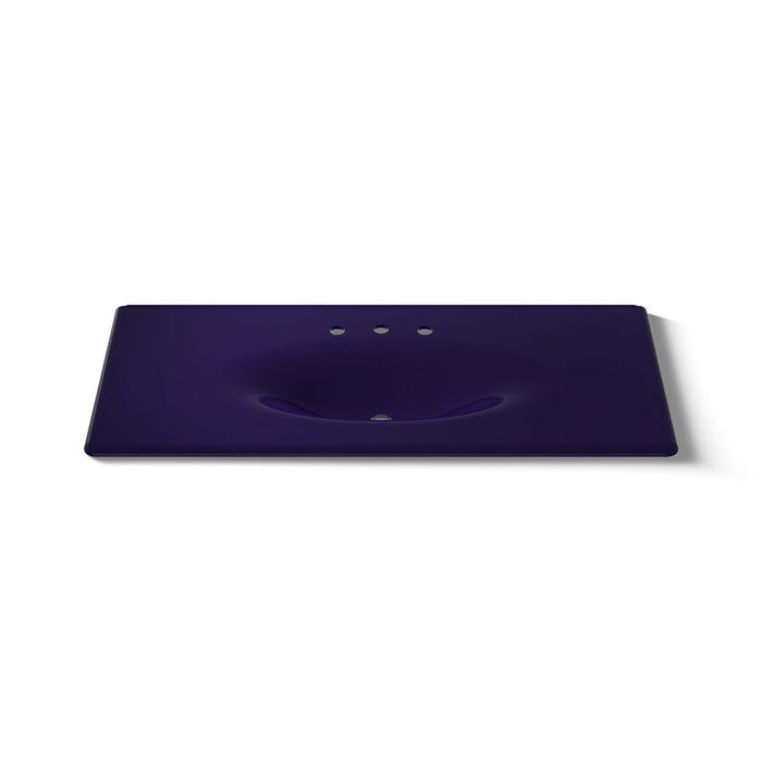 KOHLER Iron/Impressions 49" Enameled cast iron vanity top with integrated oval sink
