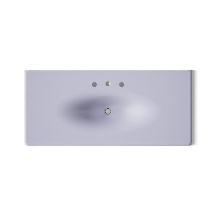 KOHLER Iron/Impressions 49" Enameled cast iron vanity top with integrated oval sink
