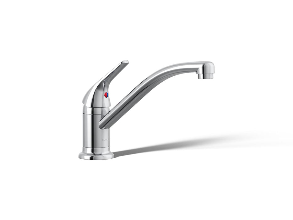KOHLER K-30613 Jolt Single-handle kitchen sink faucet, polished chrome