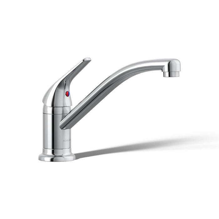 KOHLER K-30613 Jolt Single-handle kitchen sink faucet, polished chrome - view 4