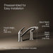 KOHLER K-30614 Jolt Single-handle kitchen sink faucet with side sprayer, vibrant stainless - view 4