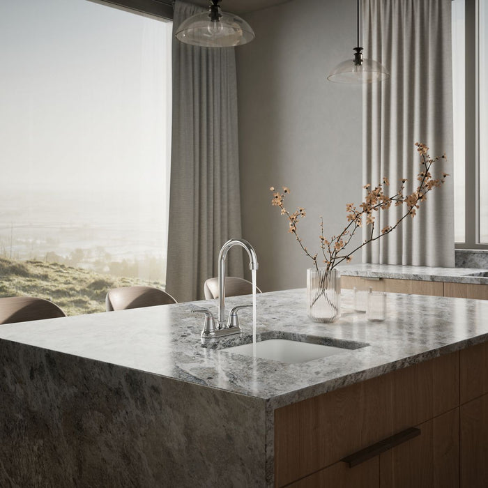 KOHLER K-30617 Jolt Two-handle bar sink faucet, polished chrome - view 4