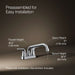 KOHLER K-30618 Jolt Two-handle utility sink faucet, polished chrome - view 3