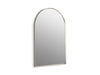 KOHLER K-30637 Essential 24" x 36" arch framed mirror, brushed nickel