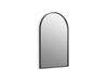 KOHLER K-30638 Essential 20" x 32" arch framed mirror, matte black