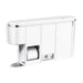 KOHLER K-30666-LWW Clean Haven Hygiene Station with Menstrual Product Dispenser, Left Mount, Polished Chrome - 3/4 view of pr