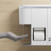 KOHLER K-30666-LWW Clean Haven Hygiene Station with Menstrual Product Dispenser, Left Mount
