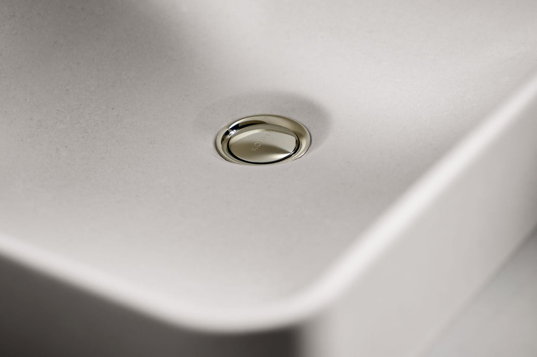 KOHLER K-30673-N WasteLAB Vox 23" rectangular vessel bathroom sink, no overflow, eggshell - view 5
