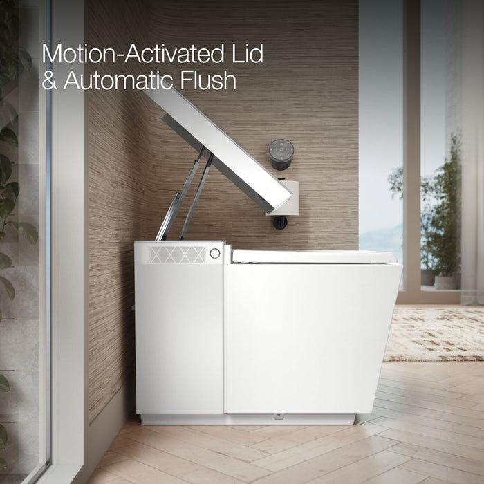 KOHLER K-30754-PA Numi 2.0 One-piece elongated smart toilet, dual-flush