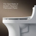 KOHLER K-30783-0 K-30783 Lithe Quiet-Close Elongated Toilet Seat, white - view 3