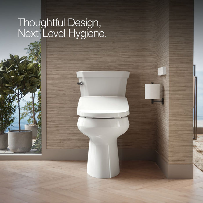 KOHLER K-30804-0 PureWash E880 Round-front Bidet Toilet Seat with Remote Control, white - view 4