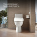 KOHLER K-30805-0 PureWash E880 Elongated Bidet Toilet Seat with Remote Control, white - view 4
