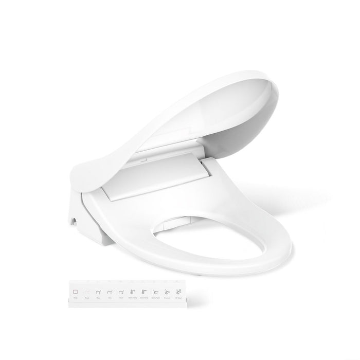 KOHLER K-30805-0 PureWash E880 Elongated Bidet Toilet Seat with Remote Control, white - view 5
