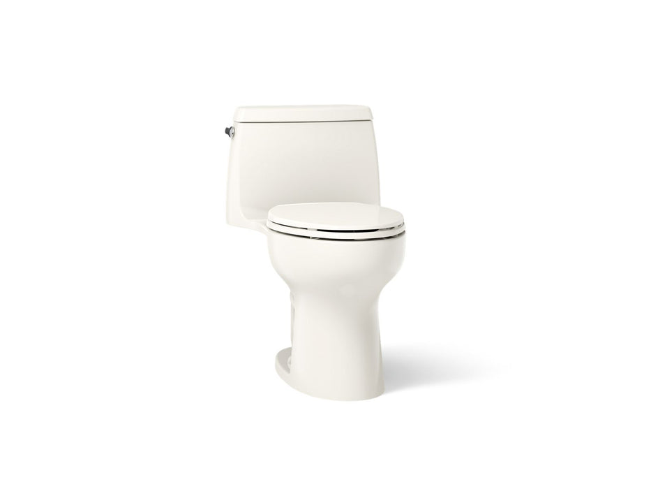 KOHLER K-30810 Santa Rosa One-piece compact elongated toilet, 1.28 gpf, biscuit