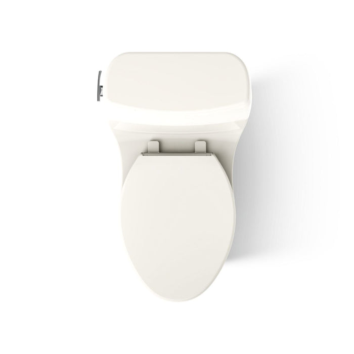 KOHLER K-30811 Santa Rosa™ One-piece Compact Elongated 1.6 GPF Toilet with Revolution 360 Swirl Flushing Technology,...