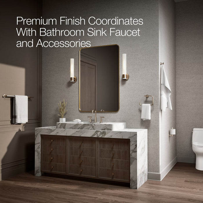 KOHLER K-30919-L Santa Rosa Left-hand trip lever, vibrant brushed bronze - view 3