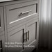 KOHLER K-31247-ASB Quo 72" Bathroom Vanity Cabinet with Sinks and Quartz Top, Mohair Grey - Detail image of a product feature