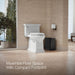 KOHLER K-31313 12-liter open-top trash can, black stainless - view 4
