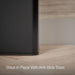 KOHLER K-31313 12-liter open-top trash can, black stainless - view 5