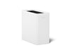 KOHLER K-31313 12-liter open-top trash can, stainless steel white