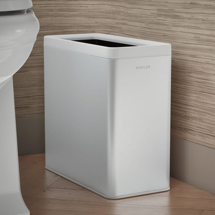 KOHLER K-31313 12-liter open-top trash can, stainless steel white - view 2