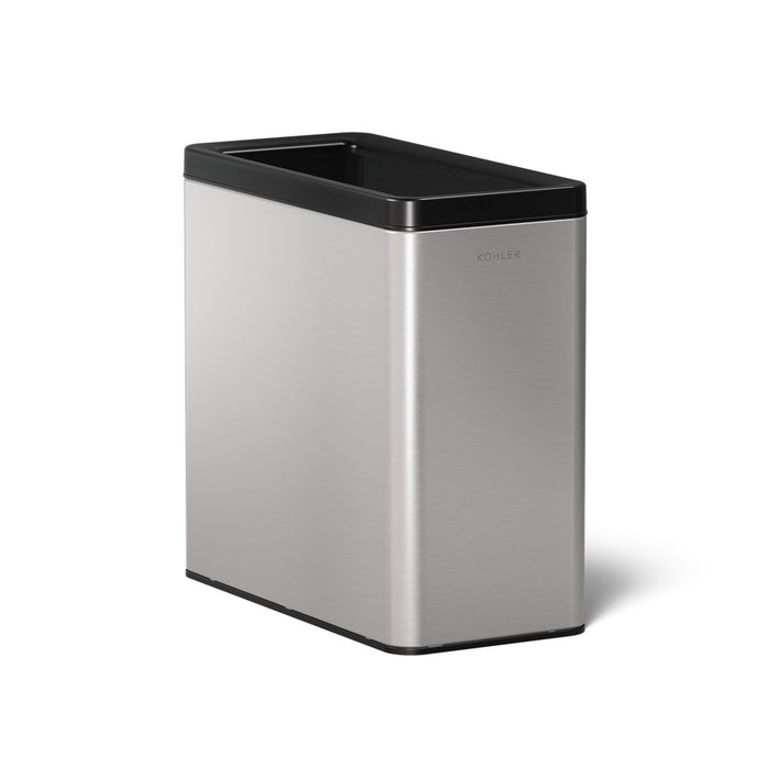 KOHLER K-31313 12-liter open-top trash can, stainless steel - view 4