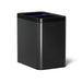 KOHLER K-31315 22-liter dual-compartment open-top trash can, black stainless
