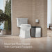 KOHLER K-31315 22-liter dual-compartment open-top trash can, stainless steel - view 3