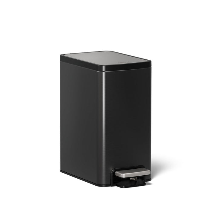 KOHLER K-31319 6-liter step trash can, black stainless - view 3