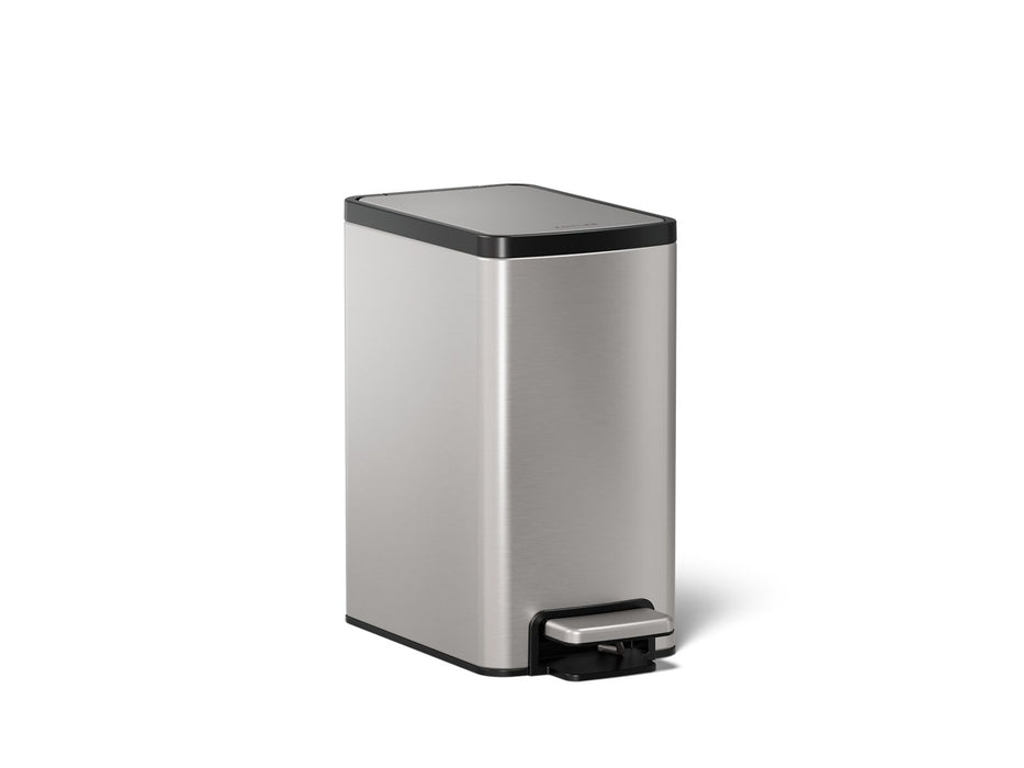 KOHLER K-31319 6-liter step trash can, stainless steel
