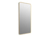 KOHLER K-31366 Essential 28" x 60" rectangular framed mirror, moderne brushed gold