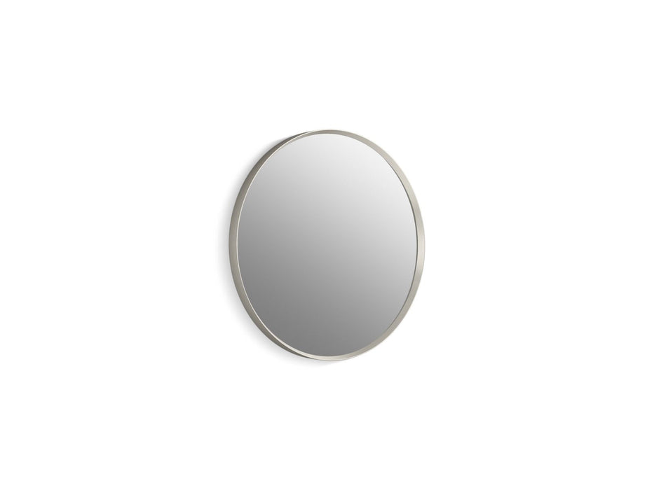 KOHLER K-31367 Essential 22" round framed mirror, brushed nickel